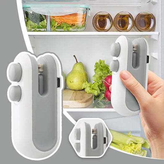 Selador Portátil FreshLock: Alimentos Frescos por Mais Tempo