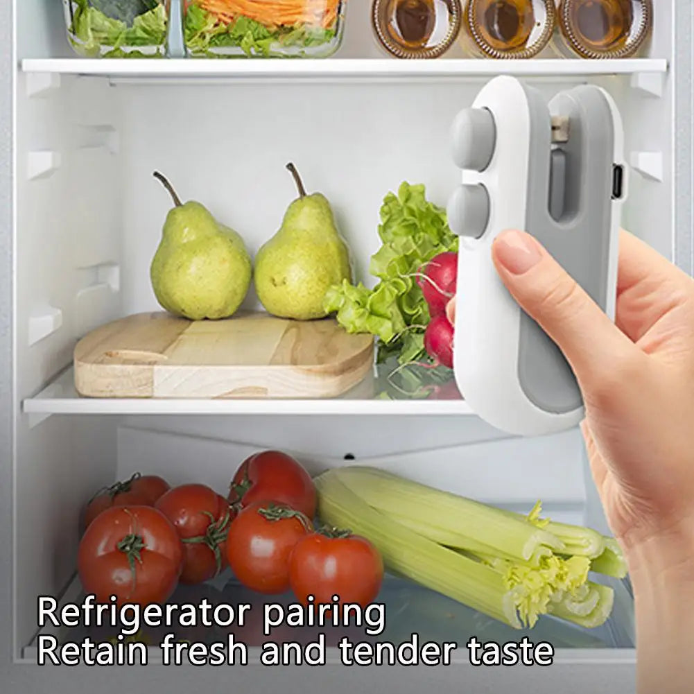 Selador Portátil FreshLock: Alimentos Frescos por Mais Tempo
